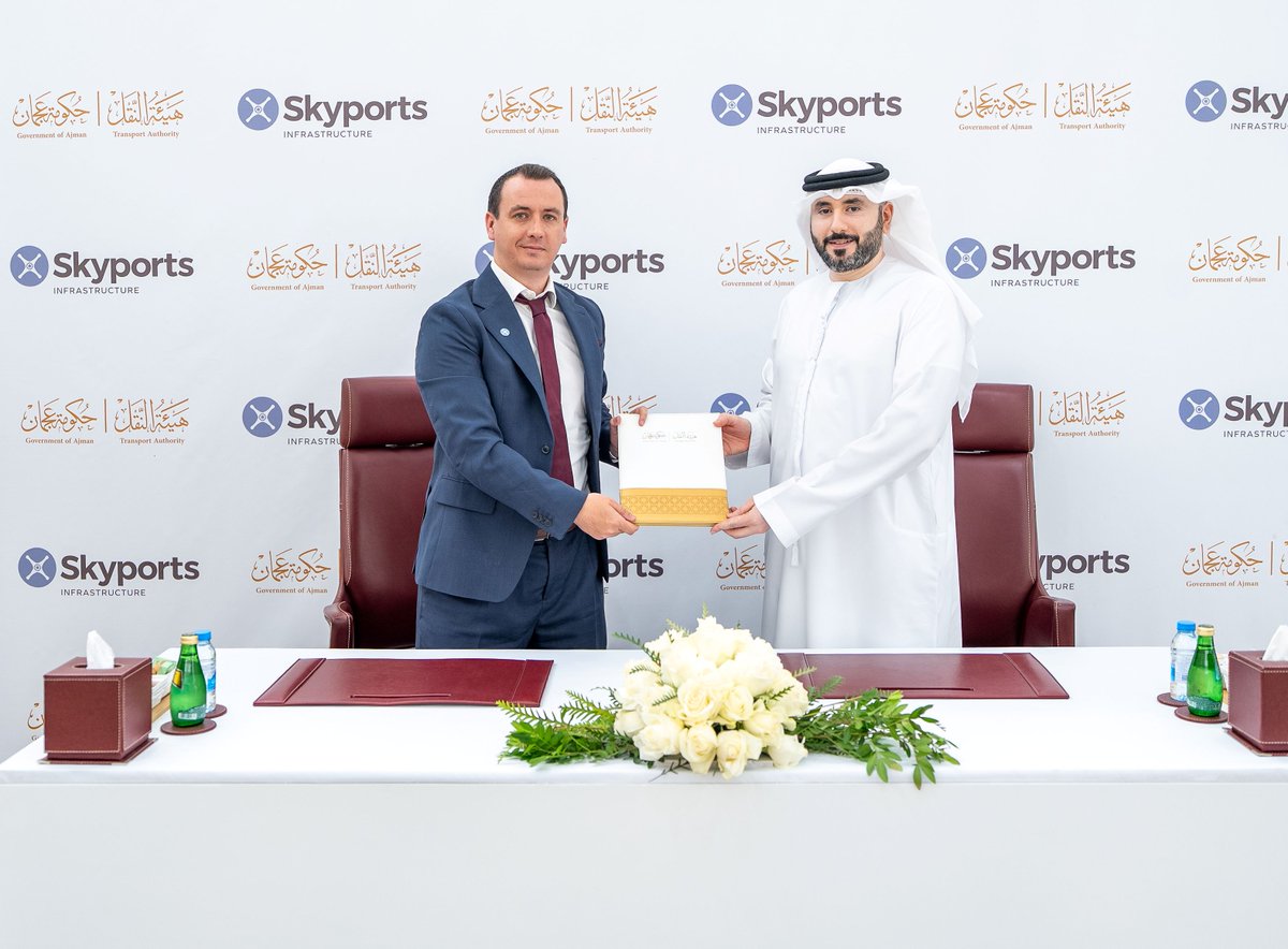 eVTOL Insights (@evtolinsights) on Twitter photo Middle East: <a href="/Skyports_Infra/">Skyports Infrastructure</a>, Ajman Transport Sign MOU āto Explore Advanced Air Mobility in UAEā
evtolinsights.com/2025/07/middle⦠Middle East: <a href="/Skyports_Infra/">Skyports Infrastructure</a>, Ajman Transport Sign MOU āto Explore Advanced Air Mobility in UAEā
evtolinsights.com/2025/07/middleā¦