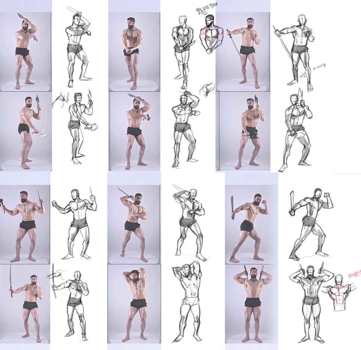 250708 오늘의 크로키...
그동안 넘 선을 뭉개서 크로키 한거같아서 좀 예전처럼 또렷하게 해보려 노력함