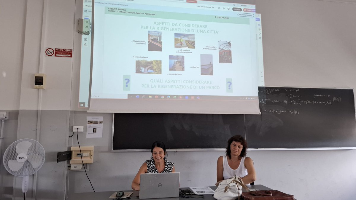 Ultimo incontro di presentazione dei progetti realizzati da due gruppi di studenti del Corso di Laurea Magistrale in Ingegneria Edile di @unigenova 
nell'ambito del Corso di Laboratorio di Tecnica Urbanistica, nell'ambito dell' accordo siglato tra #parcodiportofino e Università