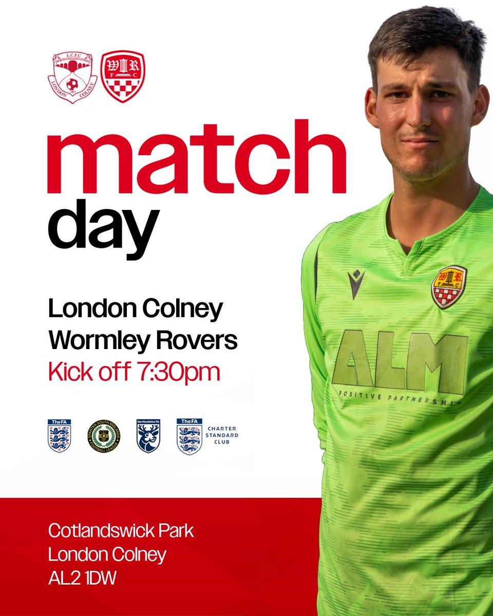 WormleyRoversFC (@wormleyroversfc) on Twitter photo Our first competitive outing โฝ๏ธ
๐ <a href="/londoncolneyfc/">London Colney FC</a>
โฐ 7:30pm KO
๐ Cotlandswick Park, AL2 1DW Our first competitive outing โฝ๏ธ
๐ <a href="/londoncolneyfc/">London Colney FC</a>
โฐ 7:30pm KO
๐ Cotlandswick Park, AL2 1DW