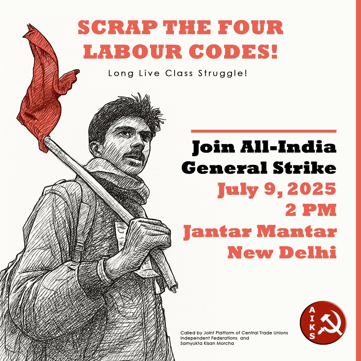 #StrikeHard tomorrow as India gears up for the largest All-India General Strike of recent times!