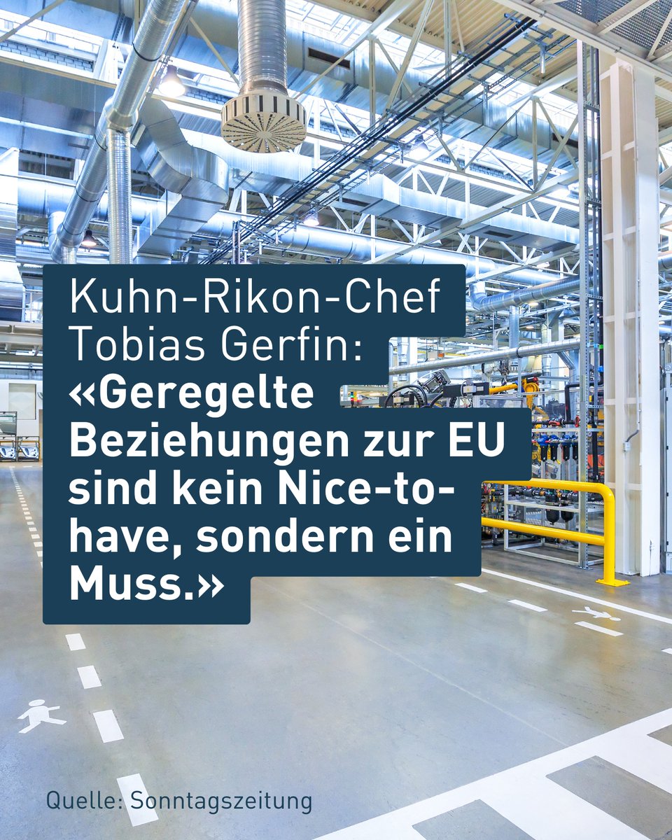 starkvernetzt's tweet image. Für Kuhn-Rikon-Chef Tobias Gerfin sind die bilateralen Verträge mit der EU ein Muss. Sie stehen für Beständigkeit. Besonders wichtig: Die Personenfreizügigkeit, um dem Arbeitskräftemangel in der Schweiz zu entschärfen. 👉Interview @sonntagszeitung : bit.ly/4kpCJUc