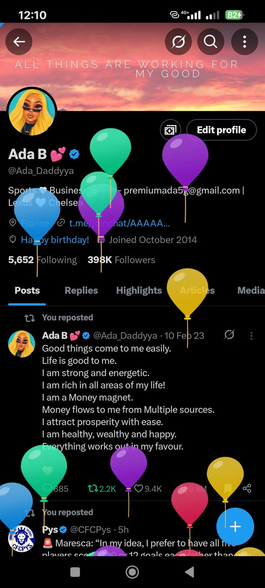 Happy birthday to me! 🎊 🎂
I got balloons today🎈
Please say a prayer for me ❤️