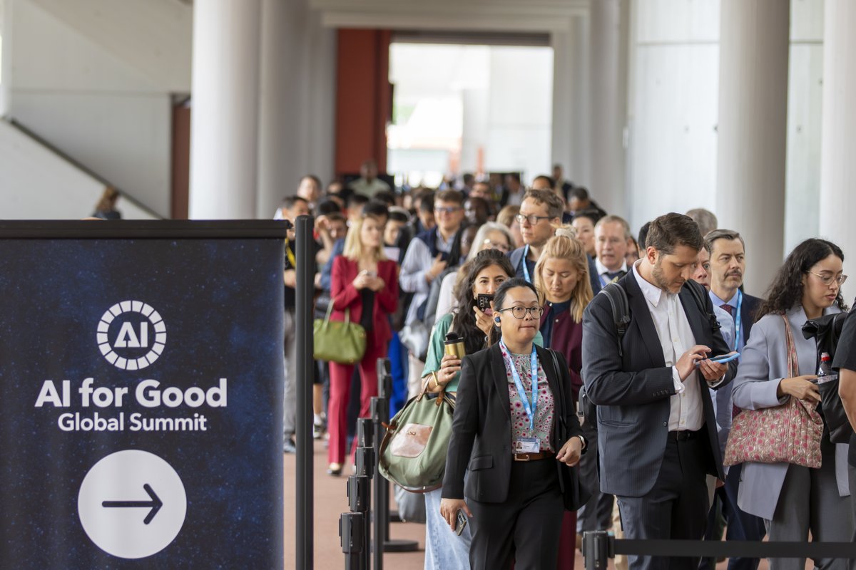 The #AIforGood Global Summit 2025 is live!
Four days of breakthroughs, bold ideas, and real solutions start now, on stage in Geneva and streaming worldwide.
This is where the future takes shape! Welcome to #AIforGood!
 
Haven't registered yet? Register now: