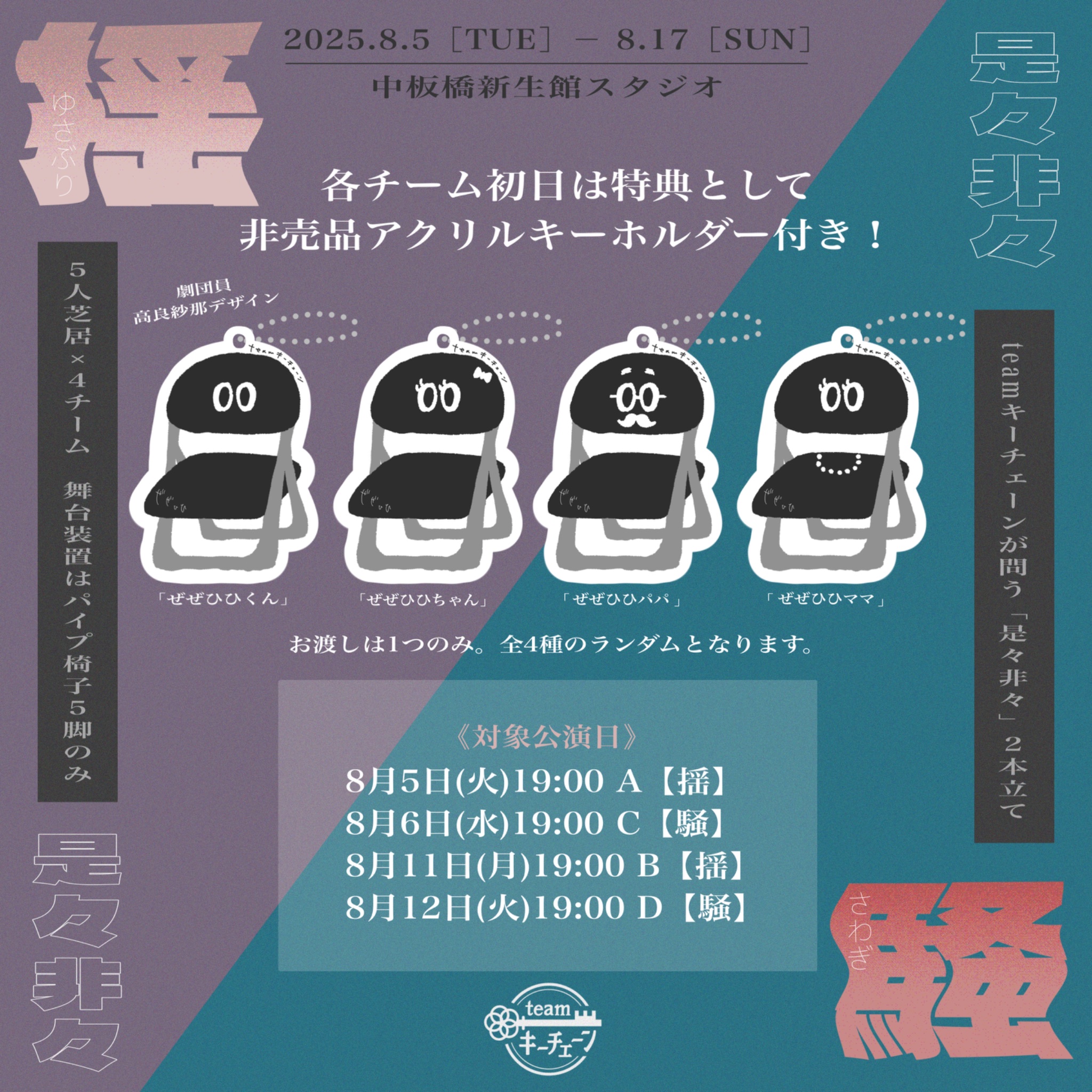 teamキーチェーン「是々非々」【揺】【騒】 on X: 
