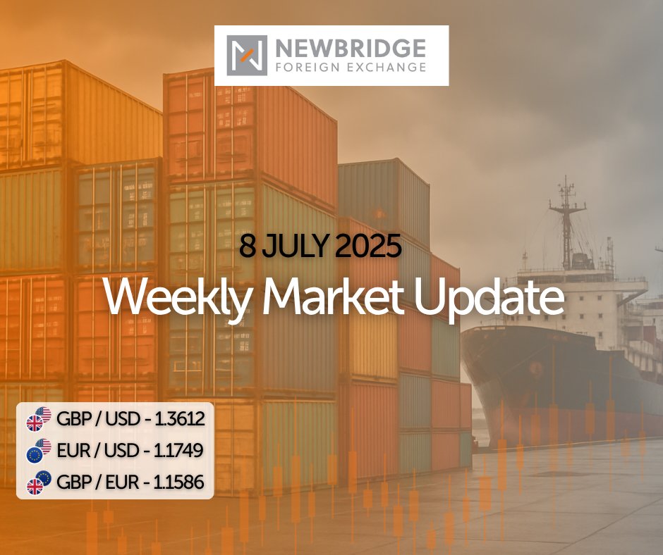 NewbridgeFX's tweet image. Politics remained the key driver in currency markets last week, with developments in both the UK and US in focus.
In the UK, uncertainty around government welfare reforms and fiscal planning contributed to a weaker pound, while in the US, traders are watching the upcoming July…