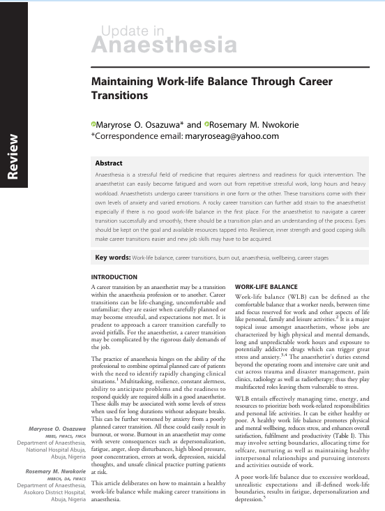 ⚖️ Now in UIA Vol. 39:
 “Maintaining Work-Life Balance: Early and Mid-Career Transitions” offers practical guidance on managing stress, building resilience &amp; navigating career changes to help prevent burnout 💼🧘‍♀️
📖: shorturl.at/XxQGg