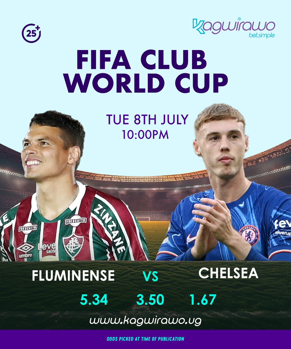 Kagwirawo's tweet image. Who’ll be making it to the #FIFACWC finals tonight?
Bet via kagwirawo.ug
#KagwirawoUpdates