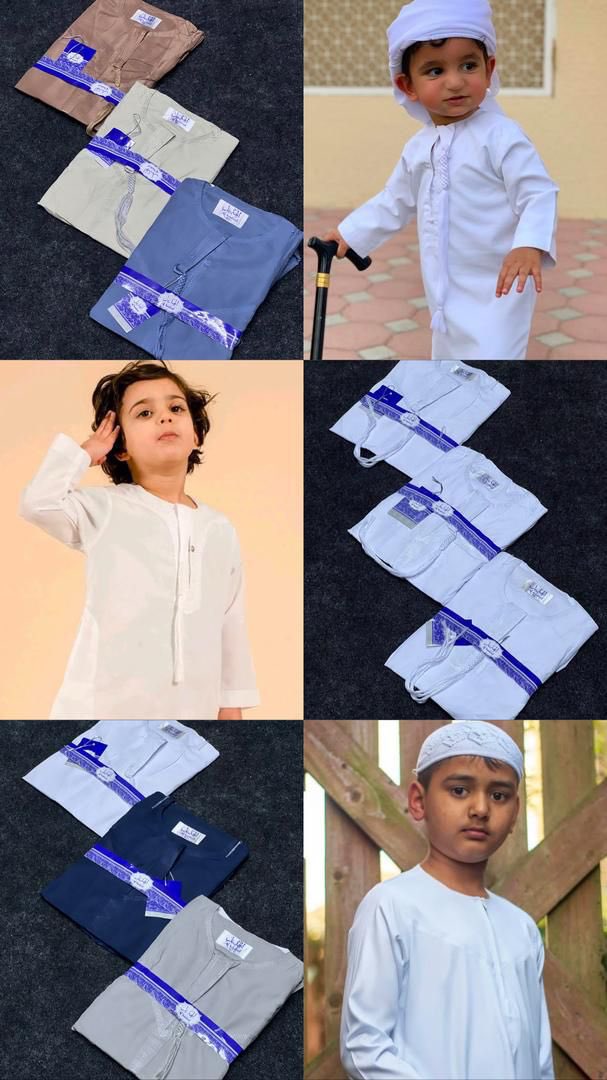 Kids emirate 
Size : 20 to 54
Price : 10,000
With turban : 9,500