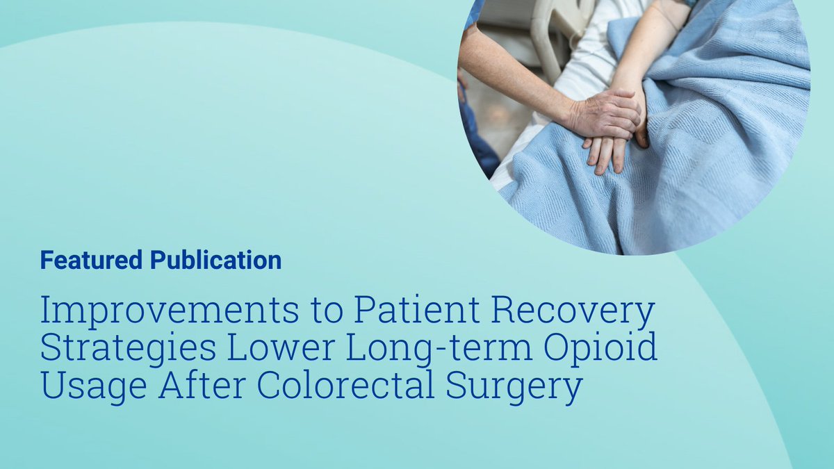 MGBResearchNews's tweet image. In a new study, researchers from @BrighamWomens found improvements to patient recovery strategies lowered long-term opioid usage after colorectal surgery. The study was published in @JSurgRes.
Read more: massgeneralbrigham.org/en/about/newsr…
journalofsurgicalresearch.com/article/S0022-… @KerriMcKie @LilianaBordei