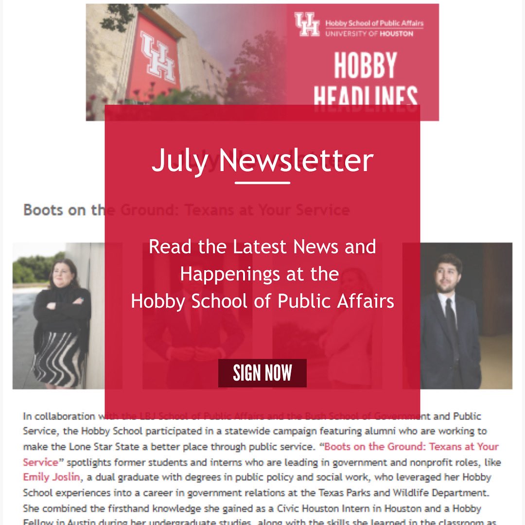 Hobby School of Public Affairs (@hobbyschooluh) on Twitter photo Read 🗞 about alumni across the state making a difference through public service, the latest Hobby Talks episode 🎙️ with <a href="/JimGranato/">Jim Granato</a> and <a href="/PhilipWallach/">Philip Wallach</a> on the role of Congress in maintaining a balance of power among the branches of government and more at bit.ly/45Z91SI. Read 🗞 about alumni across the state making a difference through public service, the latest Hobby Talks episode 🎙️ with <a href="/JimGranato/">Jim Granato</a> and <a href="/PhilipWallach/">Philip Wallach</a> on the role of Congress in maintaining a balance of power among the branches of government and more at bit.ly/45Z91SI.