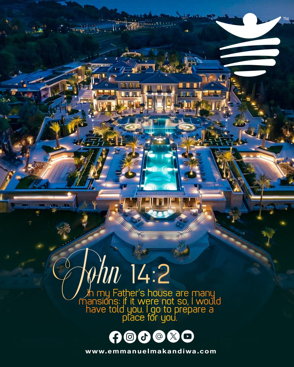 prmakandiwa's tweet photo. In John 14, Jesus reveals that He is the Father’s dwelling place. In Christ, there are many mansions, and these are the different dimensions and manifestations available in Him. You have the power to choose the deeper things of God. 

Go for the best! https://t.co/qgHttZu1c1