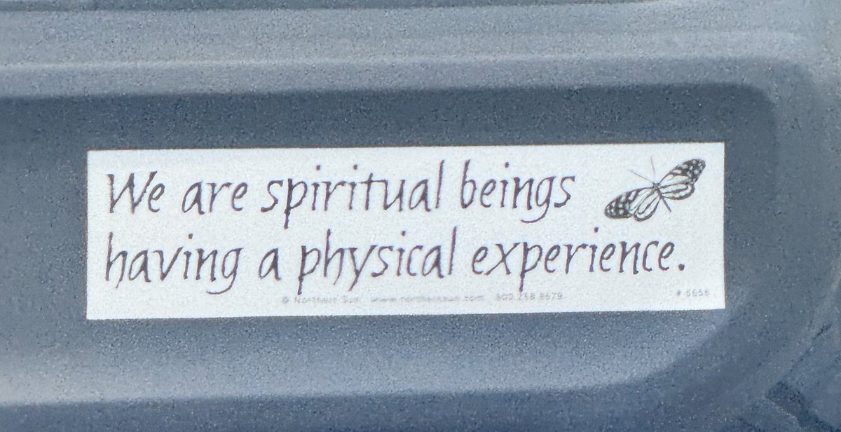 TheCultishShow's tweet image. Bumper sticker here in Georgia.
What’s the prominent worldview being advocated & what’s the best way to answer this?