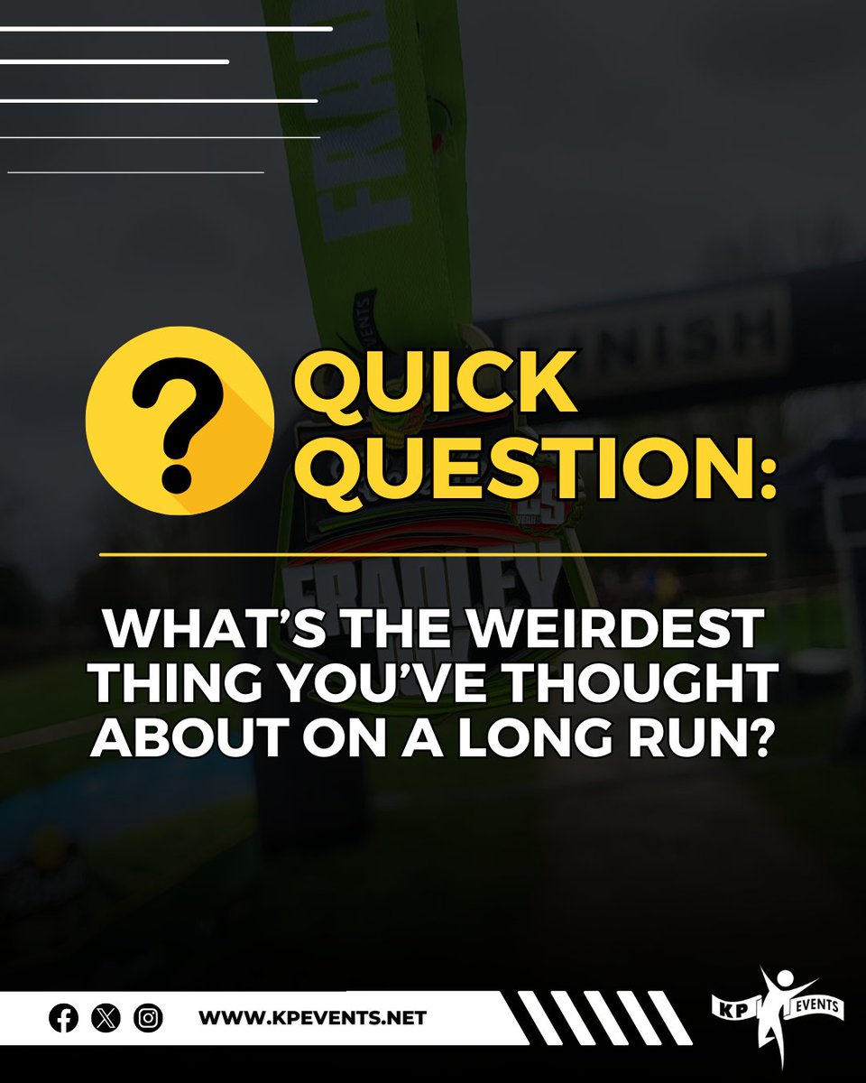 We’d love to know 😁

Sign up to the Tamworth 10K here: tamworth10k.co.uk

🏃💪
#KPEvents #RunStrong #Tamworth10K