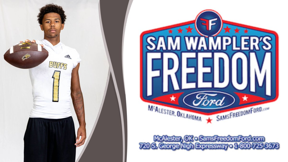 VYPE Oklahoma (@vypeok) on Twitter photo McAlester's DeVeion Bickham - Football Spotlight - Presented by Sam Wampler's Freedom Ford
mcalesterathletics.org/2025/07/08/mca… #okpreps <a href="/McAlesterFB/">McAlester Football</a> <a href="/McABuffaloes/">McAlester Athletics</a> McAlester's DeVeion Bickham - Football Spotlight - Presented by Sam Wampler's Freedom Ford
mcalesterathletics.org/2025/07/08/mca… #okpreps <a href="/McAlesterFB/">McAlester Football</a> <a href="/McABuffaloes/">McAlester Athletics</a>