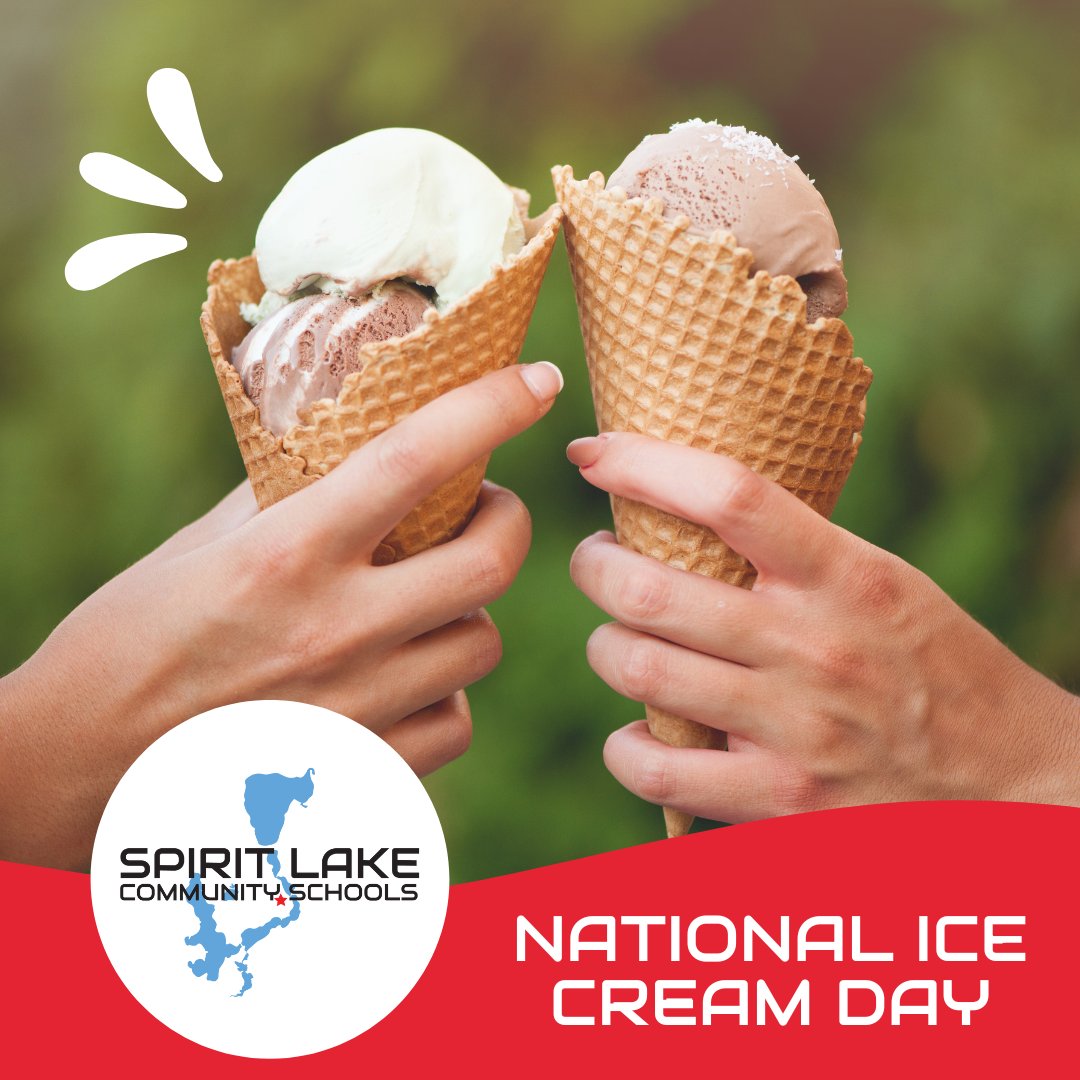 Happy National Ice Cream Day! 🍦 Summer break + ice cream = the perfect combo. What flavor is helping you stay cool today?

We hope you’re savoring every last scoop of summer, the first day of school will be here before we know it!