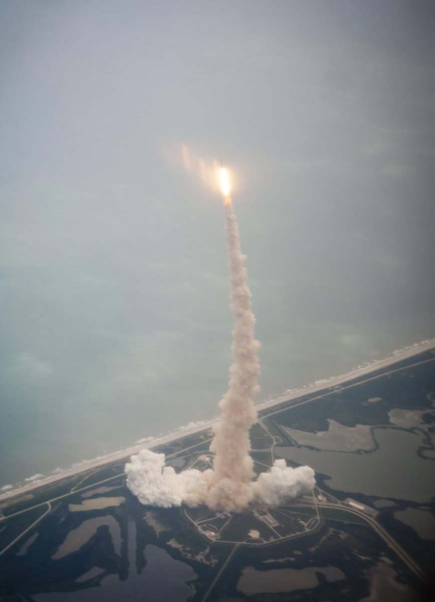 NASA History Office (@nasahistory) on Twitter photo The 135th and final space shuttle mission launched #OTD in 2011. Atlantis transported 11,600 pounds of supplies and equipment to the International <a href="/Space_Station/">International Space Station</a>.
At mission's end, STS-135 Commander Chris Ferguson said, “We sure hope that everybody who has ever worked on, or The 135th and final space shuttle mission launched #OTD in 2011. Atlantis transported 11,600 pounds of supplies and equipment to the International <a href="/Space_Station/">International Space Station</a>.
At mission's end, STS-135 Commander Chris Ferguson said, “We sure hope that everybody who has ever worked on, or
