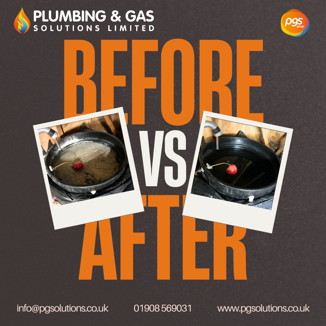 PGSolutionsltd's tweet image. Our engineers completed a tank clean-out for our client. 🧽
As shown here, the tank was filled with debris-but is now clear and accessible. 🙌
If you're looking for a trusted plumbing and heating partner, get in touch with Plumbing & Gas Solutions today. 📲
01908 569031 📞