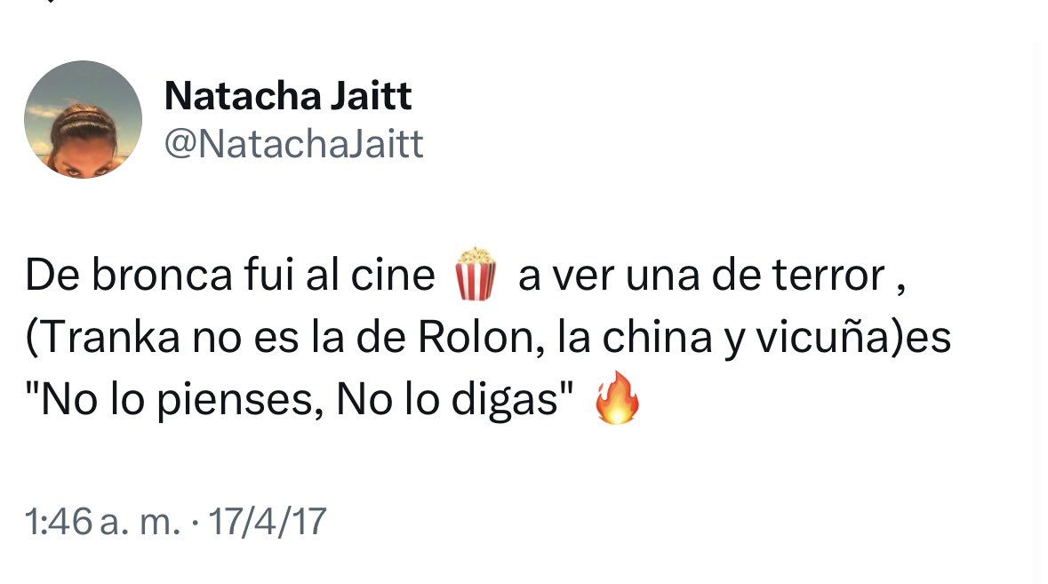 Natacha en 2017