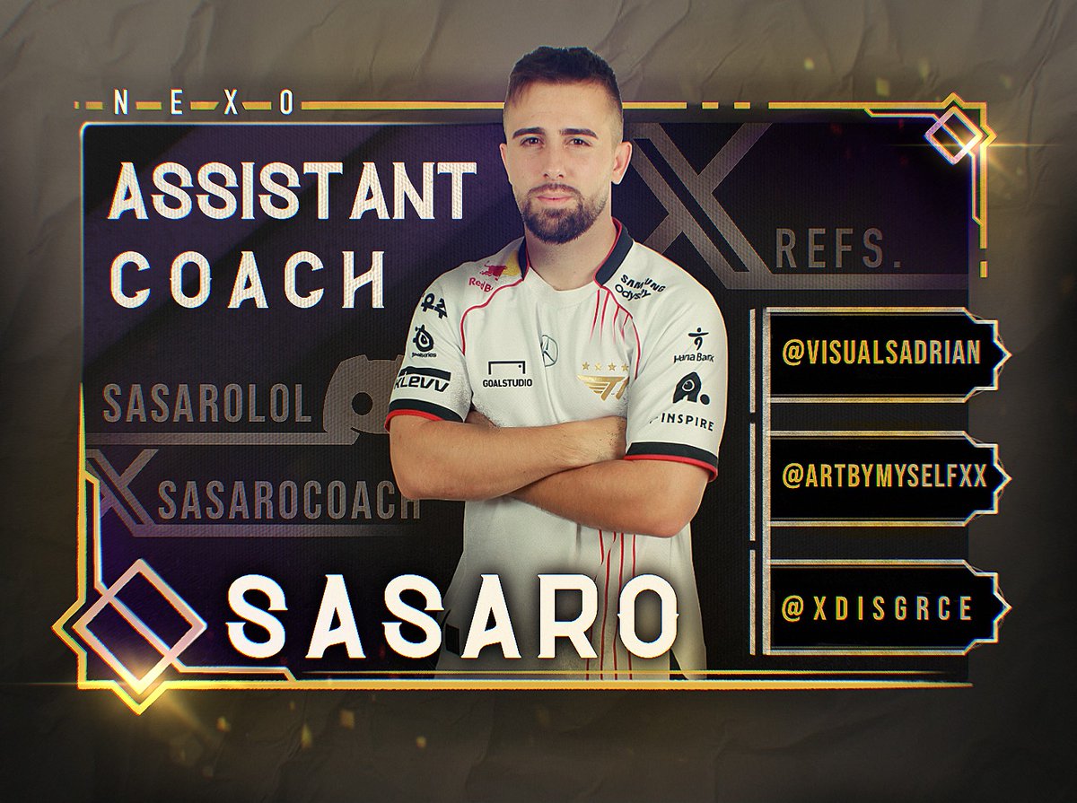 sasarocoach's tweet photo. 🇬🇧 I'm looking for team for next NEXO split. LFT as Assistant Coach / Strategic Coach.    

🇪🇸 Me dan trabajo en Nexo?

Vods de reviews y presentaciones disponibles

RT'S appreciated https://t.co/hja9aZvM8j