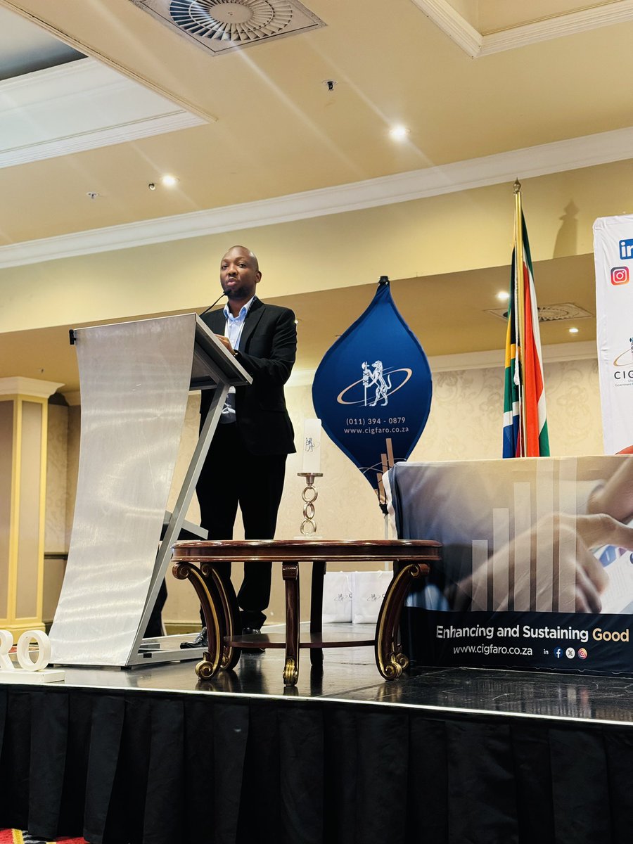 NtiyisoConsult's tweet photo. Managing Director, Thabiso Ndebele, delivered powerful insights today at the Finance Seminar hosted by CIGFARO. Speaking on the “Enhancement of Revenue Using Technological Platforms”

#NtiyisoConsultingGroup #CIGFARO #RevenueManagement #TechForImpact https://t.co/vg3RYgjStd