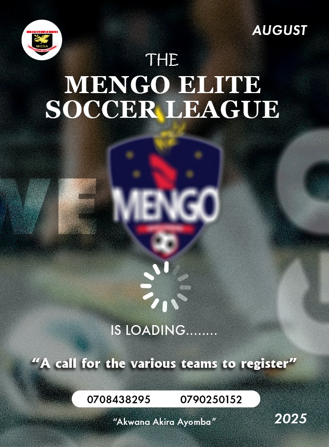 MOSA (@mengoalumni) on Twitter photo All <a href="/Mengo_School/">Mengo Senior School</a> old students get ready for the Mengo Elite Soccer League Season 3 starting this August
Register your teams here docs.google.com/forms/d/135Jmp⦠All <a href="/Mengo_School/">Mengo Senior School</a> old students get ready for the Mengo Elite Soccer League Season 3 starting this August
Register your teams here docs.google.com/forms/d/135Jmpβ¦