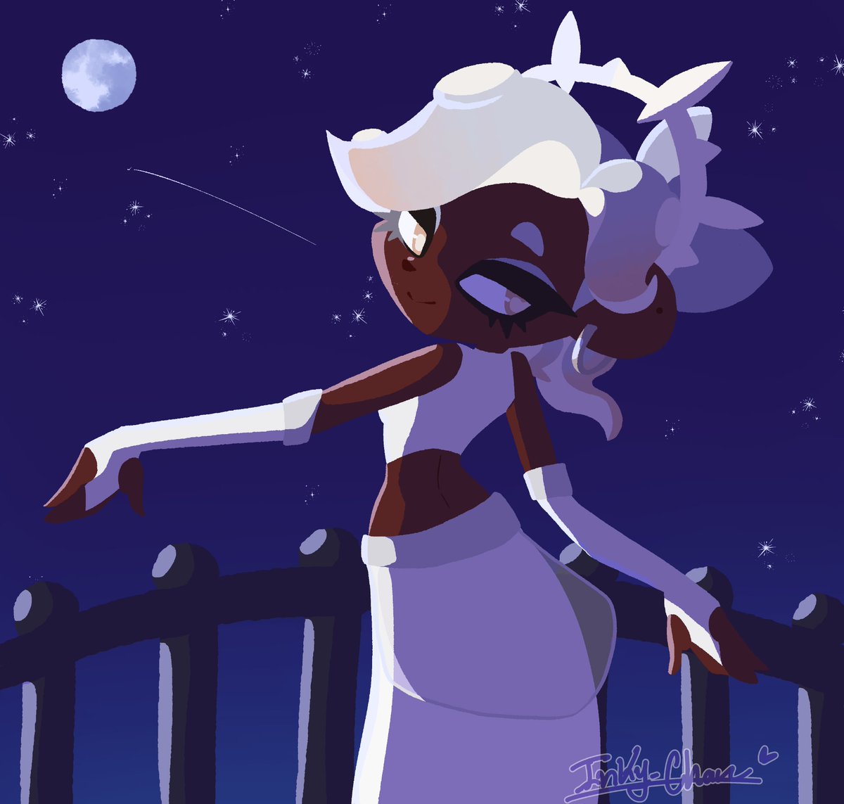 Inky_Chan_OwO's tweet image. I forgot to post this artfight attack I did for @womphee ! :3
#artfight2025