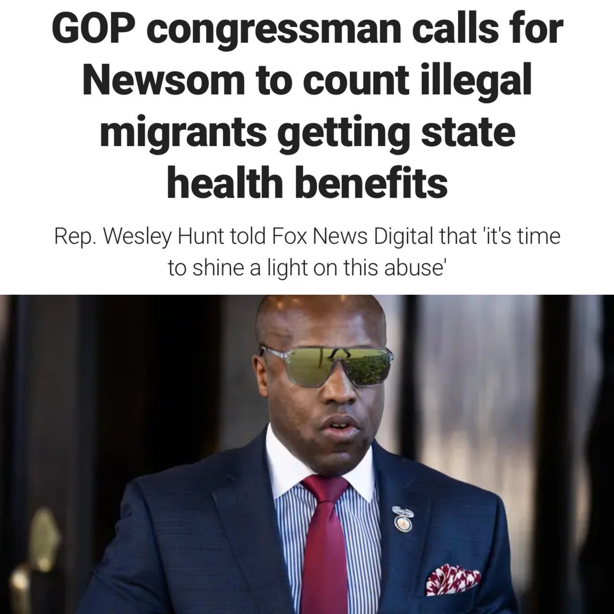 Here’s the dirty little secret Democrats won’t admit: Republican Medicaid reforms will strengthen the program. And yes, illegal aliens are accessing benefits. 

If that’s not true, then prove it.

Governors like Gavin Newsom can clear this up with a full audit. Show us who’s