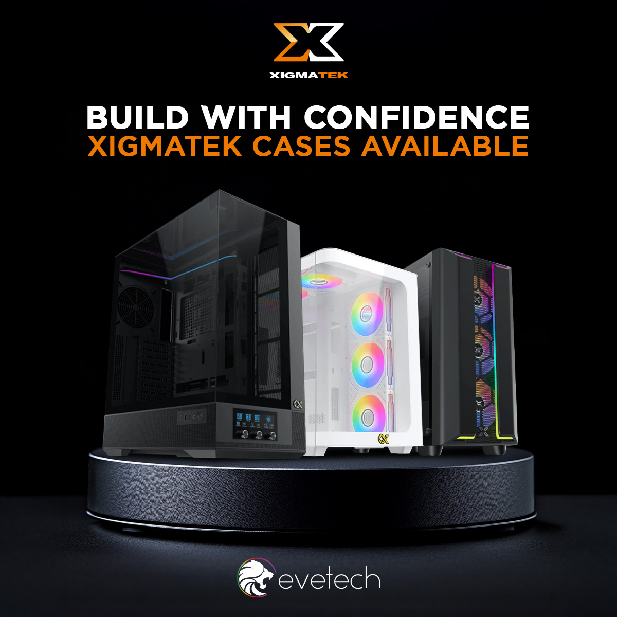 🔋Power Up with Xigmatek Gaming Cases! Built for gamers who demand performance and style.

✔ Superior airflow – Stay cool, game harder
✔ Sleek tempered glass – Flaunt your setup
✔ Dynamic RGB – Light it up your way
✔ Easy cable management – Build clean, play smooth
✔ Max