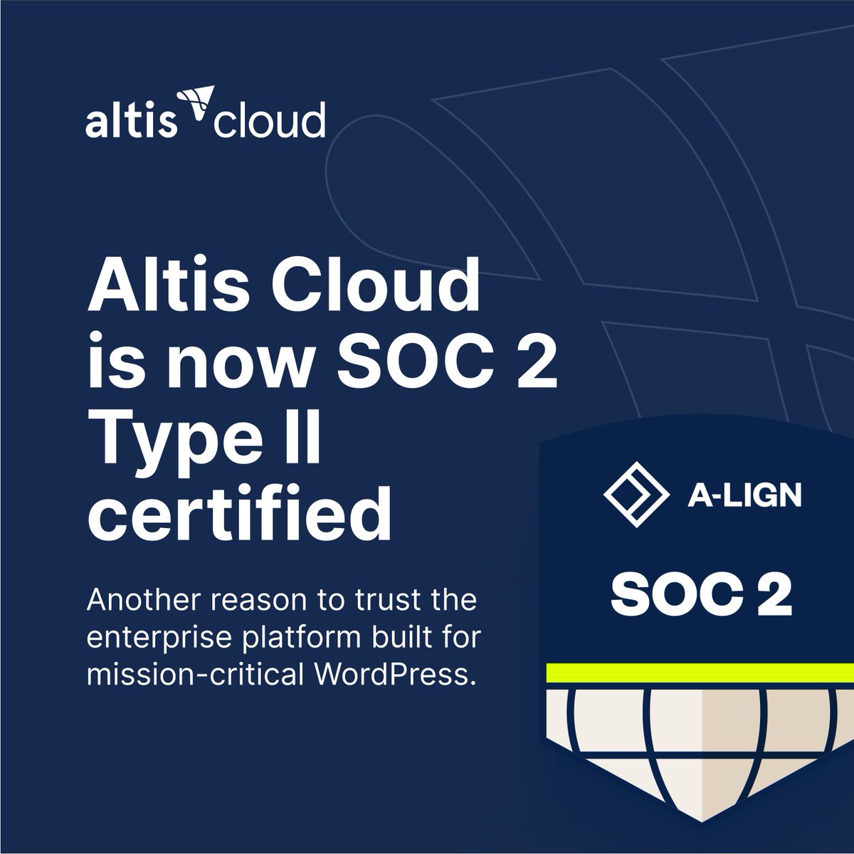 altisdxp's tweet image. SOC 2 Type II is proof we take trust, transparency, and security seriously.
Enterprise WordPress needs more than promises. Now there's proof ✅
Let’s talk secure, scalable platforms. Your security team will thank you 😉
📩 hello@altis-dxp.com
#WordPress #Cloud #Security