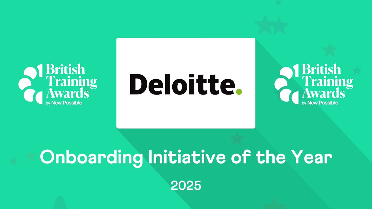 BritTrainAwards's tweet image. Delighting the judges and winning the ‘Onboarding Initiative of the Year’ category is @DeloitteUK, congrats! #Training #Awards #Learning #Development