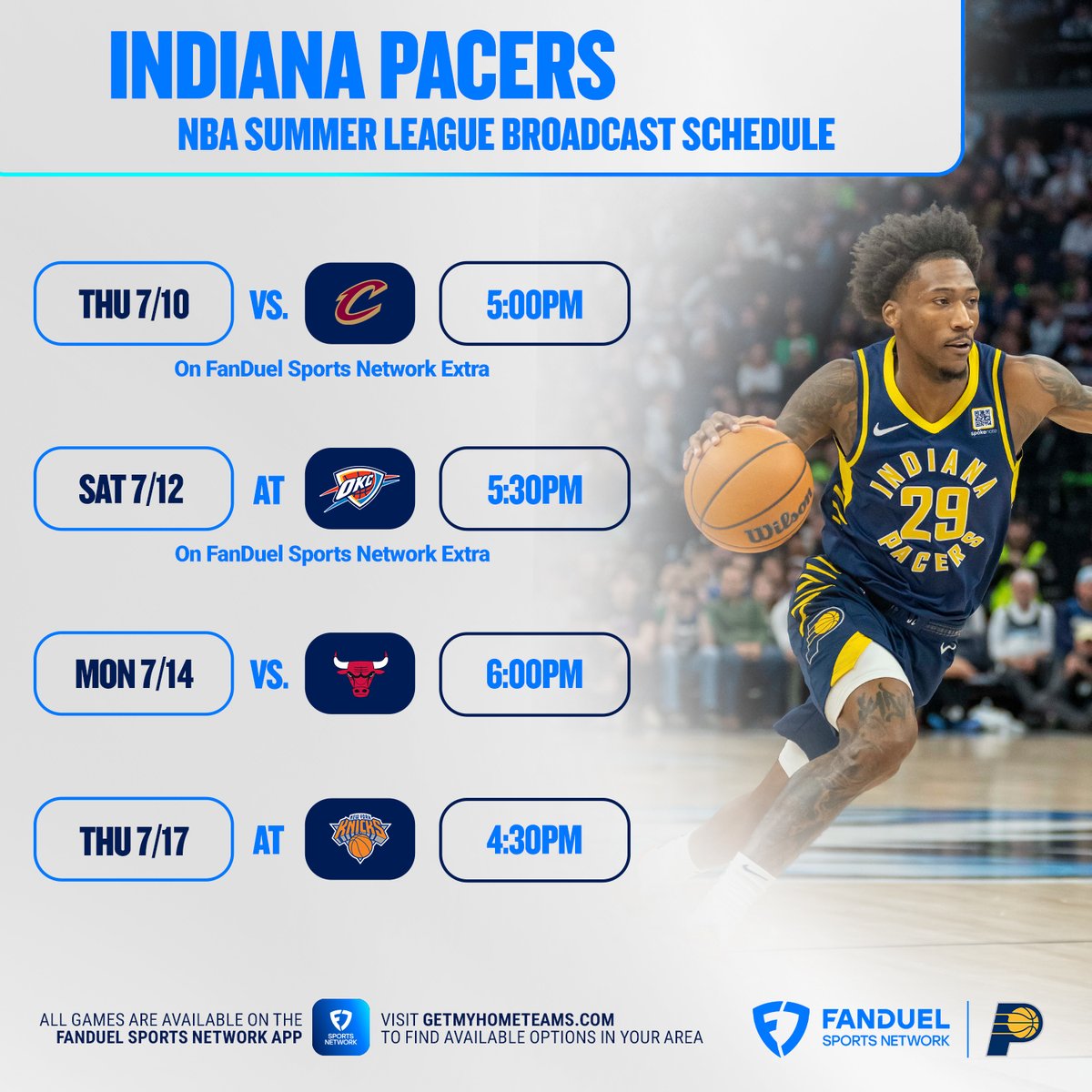 New names, same dream 🏆

Watch the Pacers compete in NBA Summer League on FanDuel Sports Network.