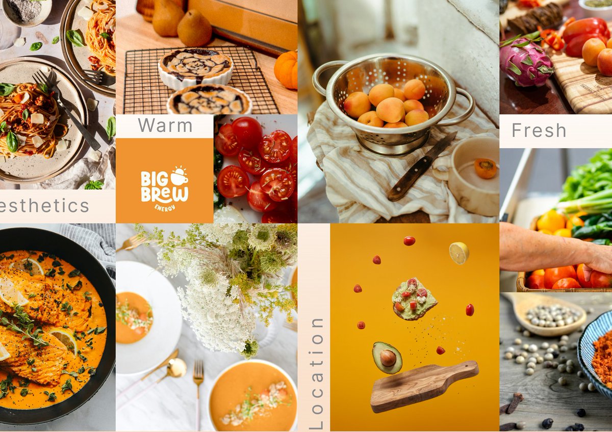 CurryCue moodboard drop.