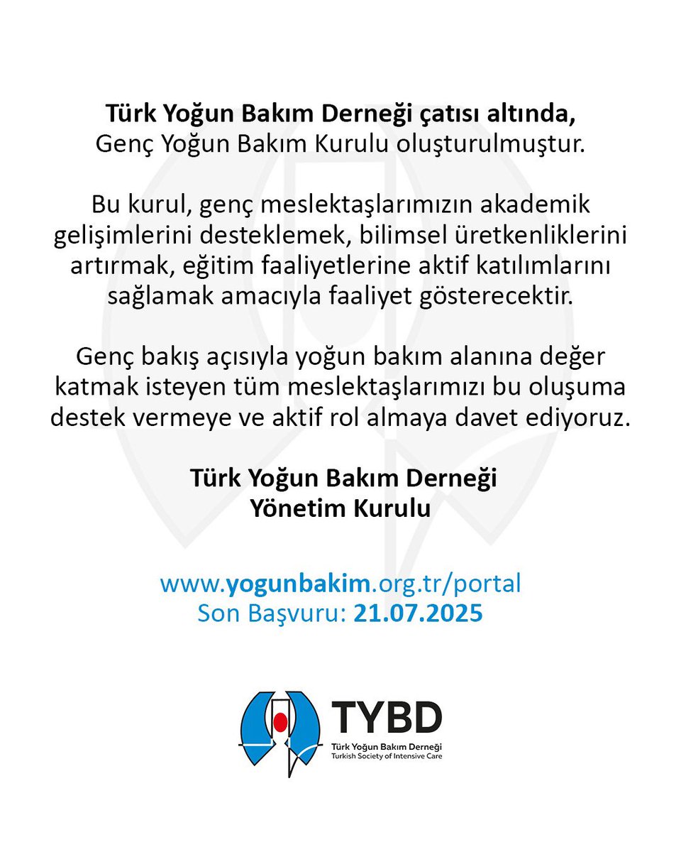 yogunbakimorgtr's tweet photo. #TYBD #TSIC #TürkYoğunBakımDerneği
#turkishsocieyofintensivecare #yogunbakimorgtr #keepsICUalive
https://t.co/qhcRnN1d7z https://t.co/jUMRDSkr1I