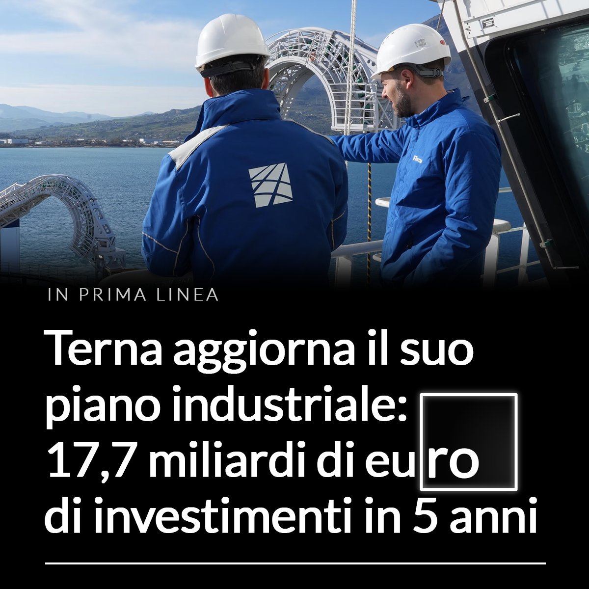 TernaSpA's tweet image. Un impegno ambizioso per accompagnare l’Italia nella doppia transizione e verso una maggiore indipendenza dalle fonti estere, puntando su sostenibilità e digitalizzazione. Per saperne di più sull’aggiornamento del Piano industriale di Terna 2024-2028, leggi l’approfondimento su…