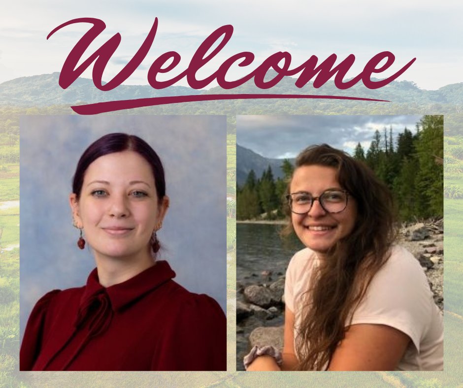 🌿 Welcome to Rowan Mainsonneuve + Olivia Yancey, the newest trainees in the Rural Environmental Health T32 program!

From heart health 🫀 to wastewater microbiology 🚰, they’re diving into rural challenges with global impact.👏

globalchange.vt.edu/news/news-stor…

#GCCatVT #IGCFellow