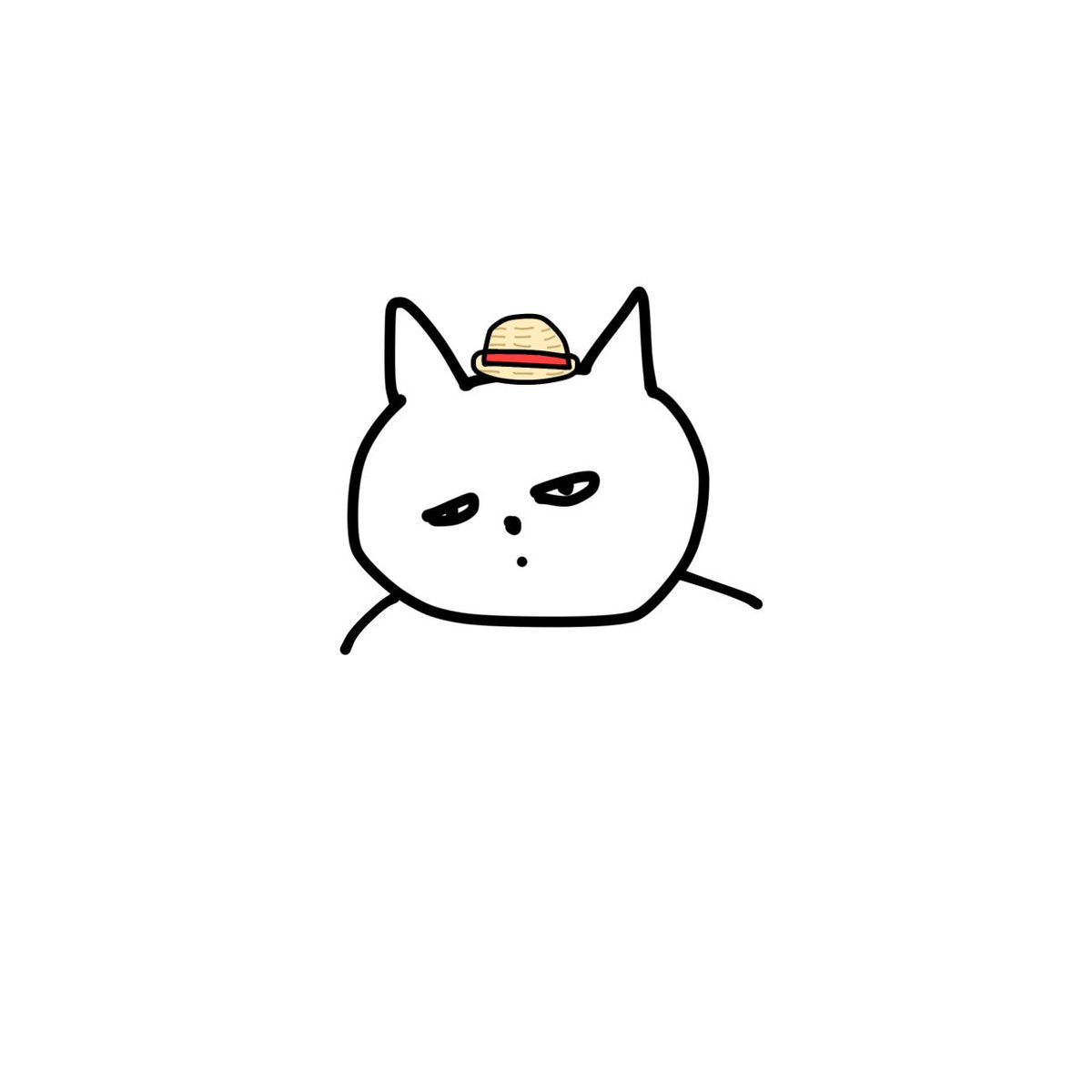 mazemazegohan_'s tweet image. 通販で帽子買ったら子猫用だった👒
 #ゆるいイラスト  #イラスト  #ねこ