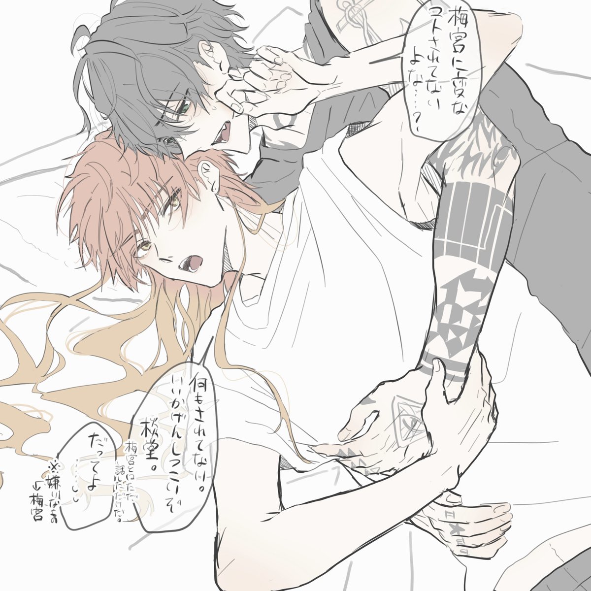 dam2_in's tweet image. やまちか ⛰️🏹
🏹が🍅と会ったらしい日の夜