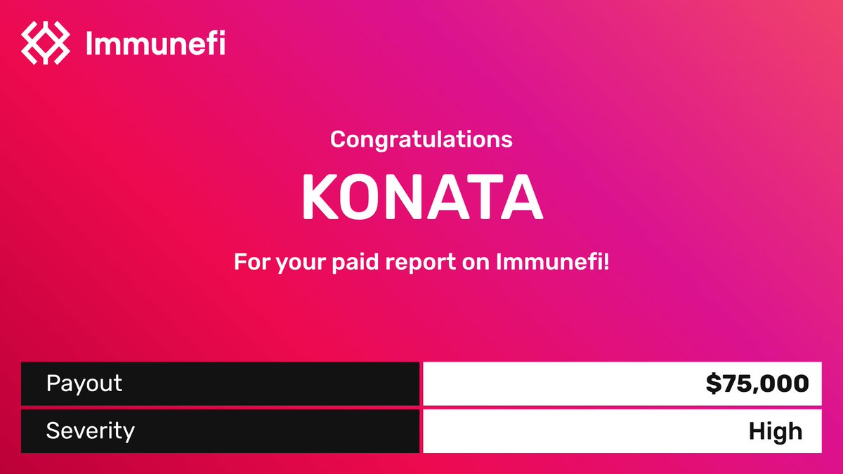 Immunefi tweet media