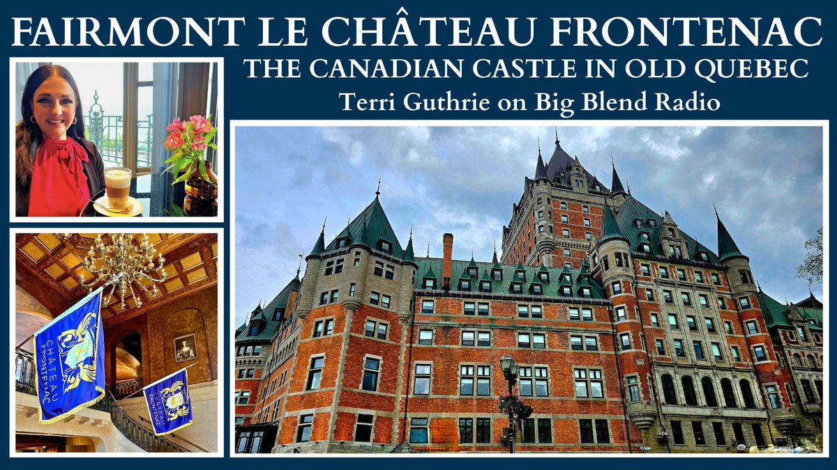 Step inside Canada’s most iconic hotel on #BigBlendRadio's “Travel with Terri" show and explore the history, charm &amp; luxury of Fairmont Le Chateau Frontenac in Old Quebec City, a UNESCO World Heritage Site: nationalparktraveling.com/listing/the-ca… #Quebec #Travel