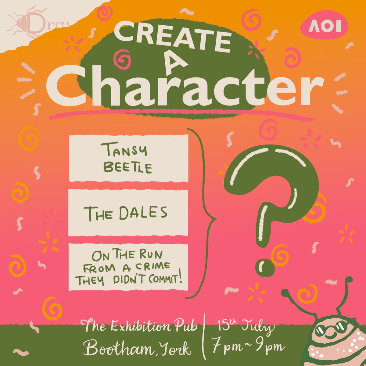 Ollie βοΈ π (@_oliverdean) on Twitter photo York Illustrators! βοΈβ¨
Free creative event next Tuesday! π
Join us creating brand new characters in the lovely conservatory of the Exhibition pub π»
Tickets & infoπ
eventbrite.co.uk/e/1436303706049
Sponsored by our friends <a href="/theaoi/">The AOI</a> π
#york #illustration #free #theaoi #drawvik York Illustrators! βοΈβ¨
Free creative event next Tuesday! π
Join us creating brand new characters in the lovely conservatory of the Exhibition pub π»
Tickets & infoπ
eventbrite.co.uk/e/1436303706049
Sponsored by our friends <a href="/theaoi/">The AOI</a> π
#york #illustration #free #theaoi #drawvik