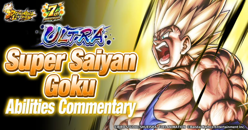 DB_Legends's tweet photo. The abilities of the new ULTRA "Super Saiyan Goku" have been released on the official site!

Check them out here: https://t.co/pq0Aq3C1nD

#Legends7thAnniversary
#DBLegends
#DragonBall