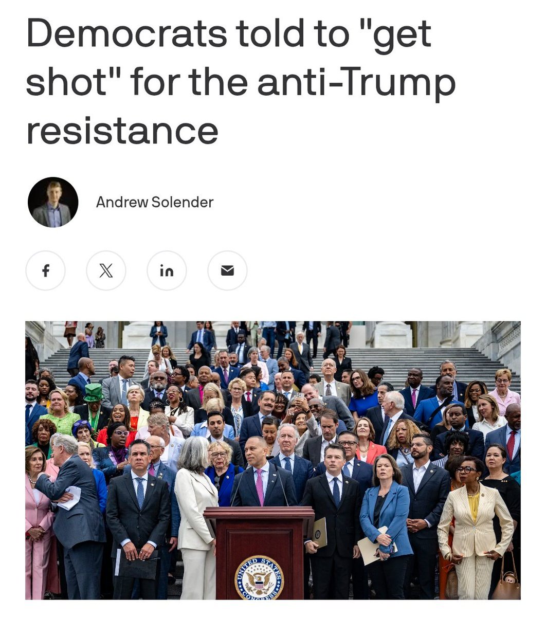 The Democrats are receiving messages on how to get attention against the Republicans, and it's honestly eye opening how unhinged their voters are

Some of them have suggested "...be willing to get shot" when visiting ICE facilities or federal agencies, 😳

At town halls in their