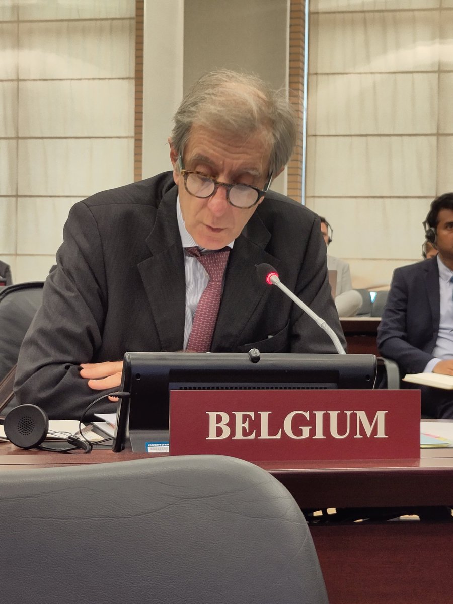 Once again, Belgium spares no effort to defend the long-standing norm against the production and use of chemical weapons.
#ExecutiveCouncil109
#OPCW 
#BE4Multilateralism