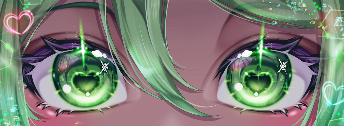 💚 Vgen Comm - This week's green eyes 💚