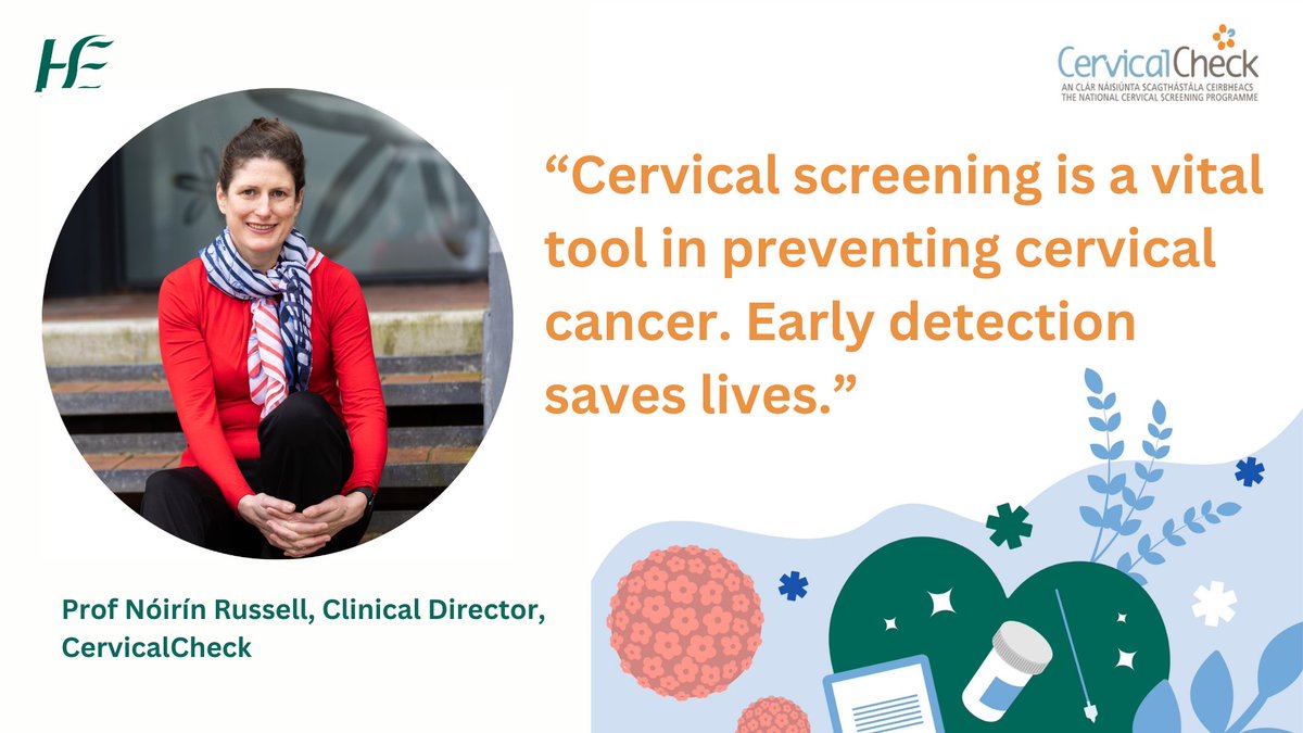 National Screening Service (@nsshse) on Twitter photo 7/
š£Prof <a href="/russellnoirin/">Professor NóirĆn Russell</a>, #CervicalCheck Clinical Director:
āCervical screening is a vital tool in preventing cervical cancer. Early detection saves lives. Weāll keep working to help more women choose screening - and help make cervical cancer rare in Ireland.ā
#ChooseScreening 7/
š£Prof <a href="/russellnoirin/">Professor NóirĆn Russell</a>, #CervicalCheck Clinical Director:
āCervical screening is a vital tool in preventing cervical cancer. Early detection saves lives. Weāll keep working to help more women choose screening - and help make cervical cancer rare in Ireland.ā
#ChooseScreening
