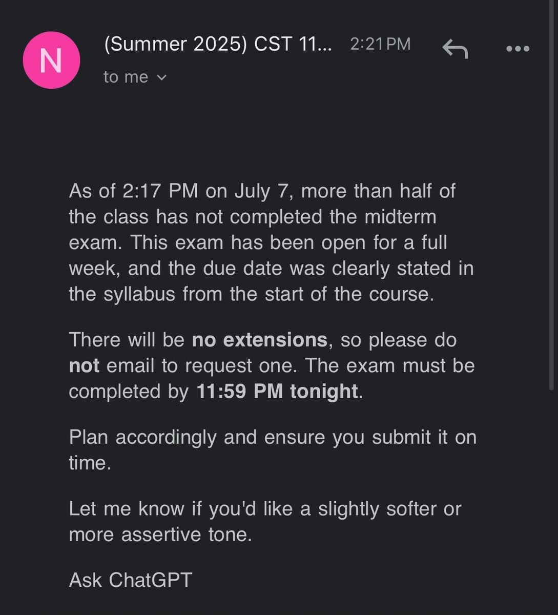 I hate college so much