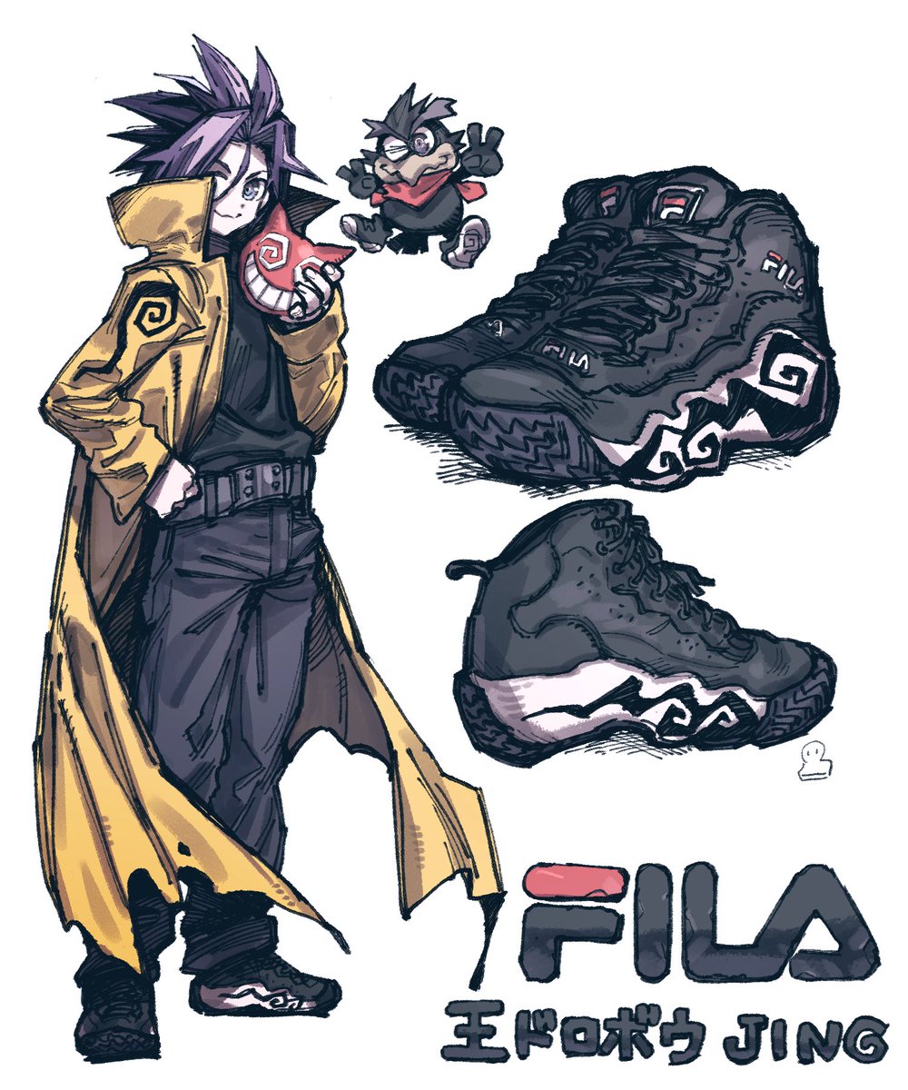 最初見たとき『王ドロボウJING』コラボかと思ったFILAのスニーカー👑