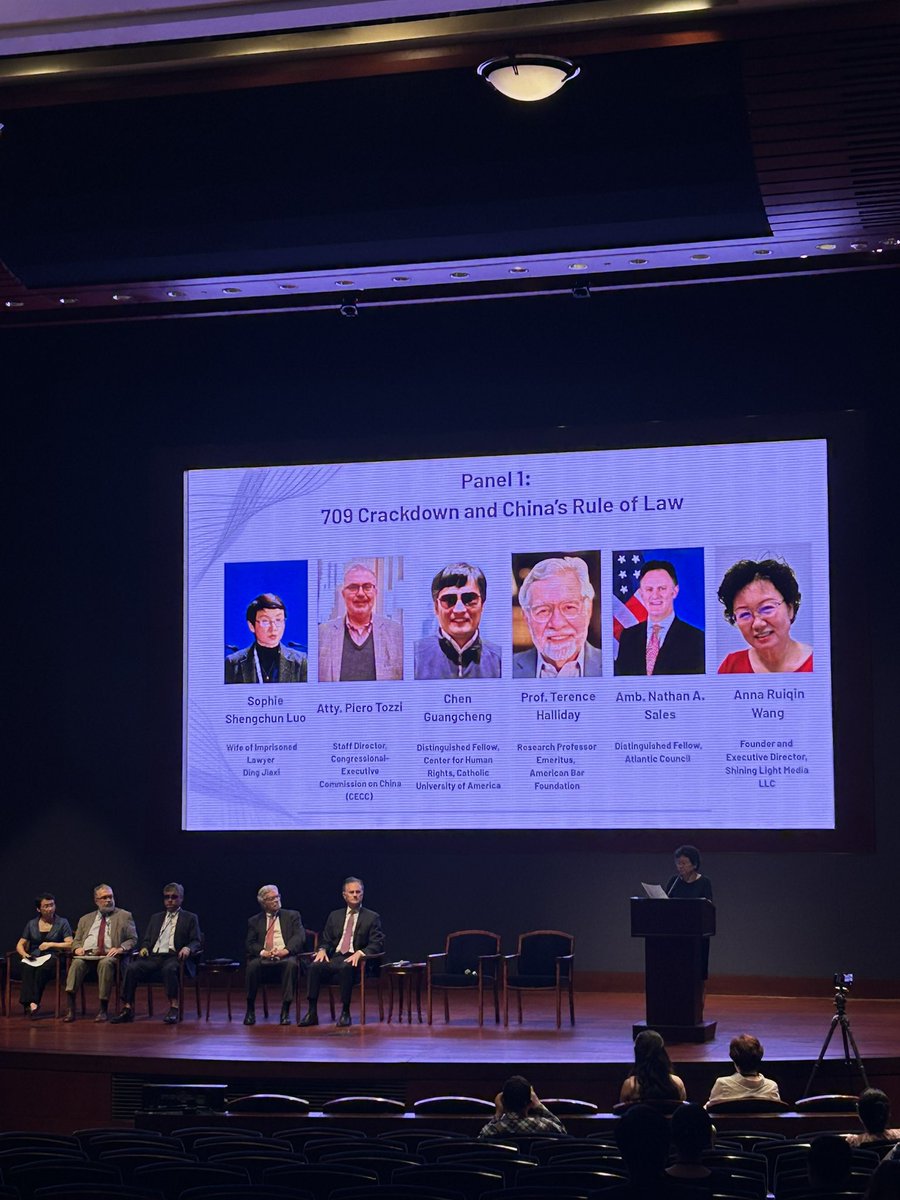 This morning, CFU is attending “Ten Years After the 709 Crackdown,” a symposium hosted by <a href="/chinaaid/">ChinaAid</a> and <a href="/Ipkmedia/">光傳媒官推/Shining Light Media LLC/官網 www.ipkmedia.com</a>, examining the CCP’s repression of human rights lawyers, religious freedom, and civil society in China.