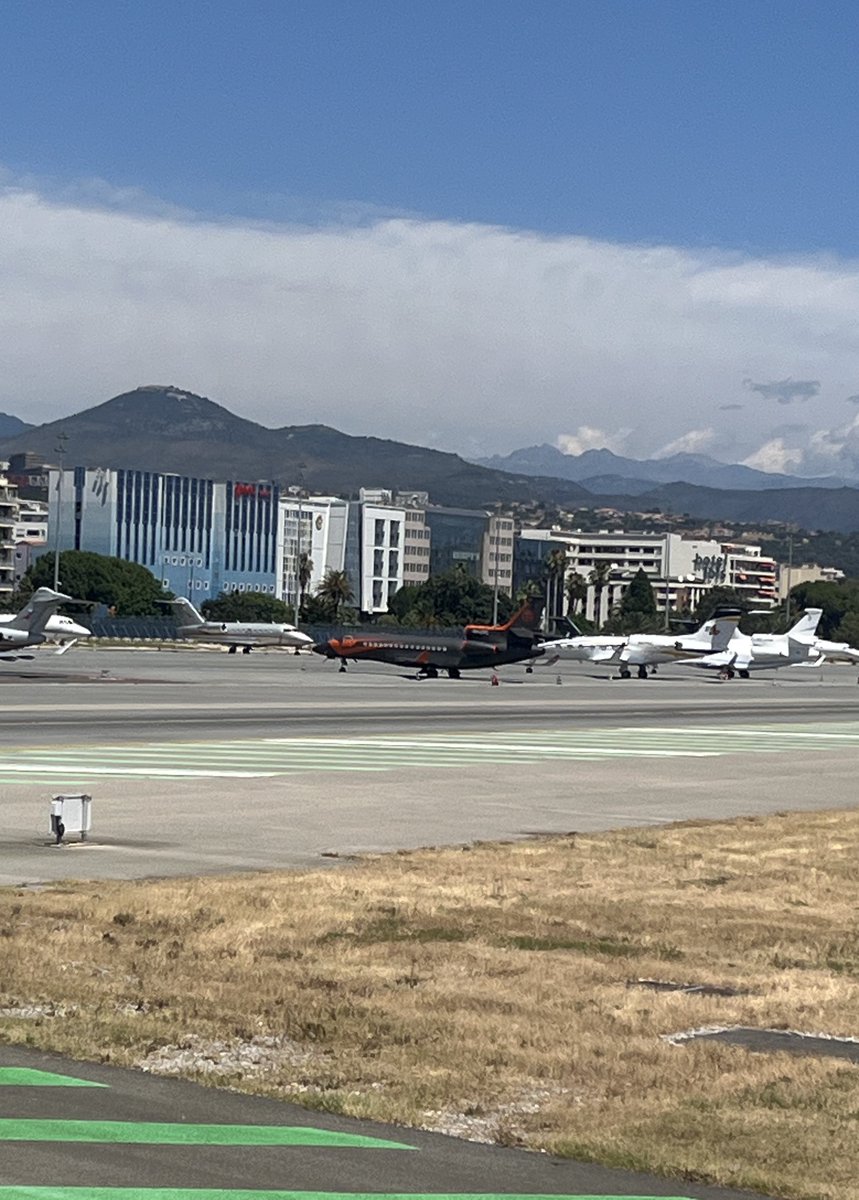 Almost forgot, saw Verstappen’s jet at Nice airport yesterday.